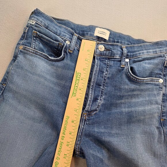 Citizens of Humanity Premium Vintage Denim Jeans Isola Cropped Kick Flare sz 29 - Picture 7 of 14